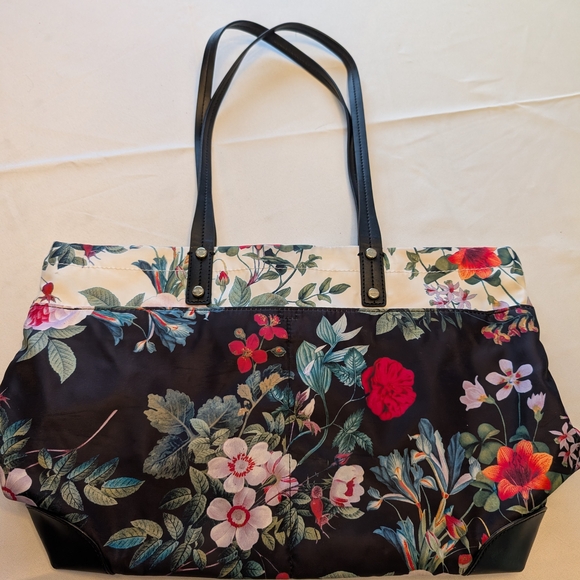 Calvin Klein Black Floral Tote - Picture 2 of 14